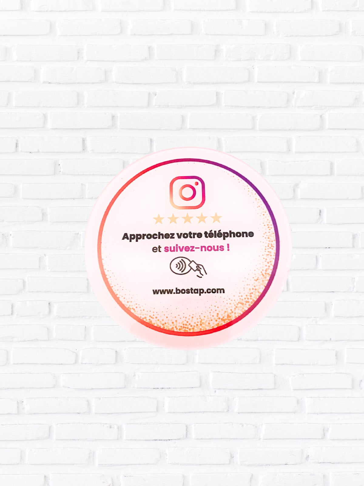 Plaque NFC Instagram