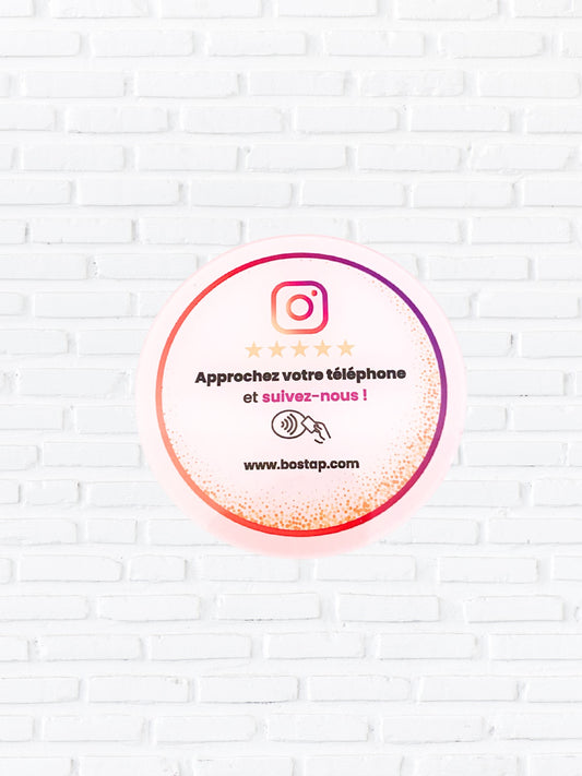 Plaque NFC Instagram